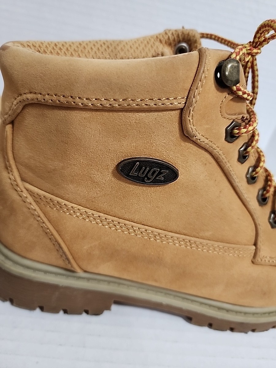 VTG 90s Y2K Tan Camel Color Leather LUGZ Chukka Boots Size 7