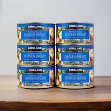 6 cans - Kirkland Chunk Chicken Breast 12.5oz Packed in Water