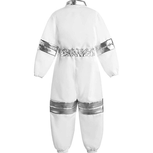 Kinder Jungen Astronauten Kostüm NASA Raumanzug Overall Cosplay Karneval Outfit - Bild 4 von 12