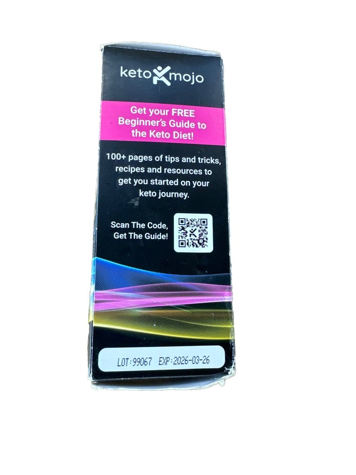 Keto Mojo Ketone Urine Test Strips 150 High Performance Strips Exp 3/26