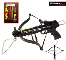 Tactical Cobra-System Self-Cocking-Pistol Crossbow 80 lbs 225 FPS with 15 ARROWS