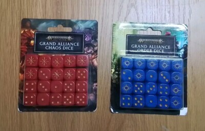 Neu & versiegelt Grand Alliance Order & Chaos Würfel Sets: Age of Sigmar - Neu in OVP