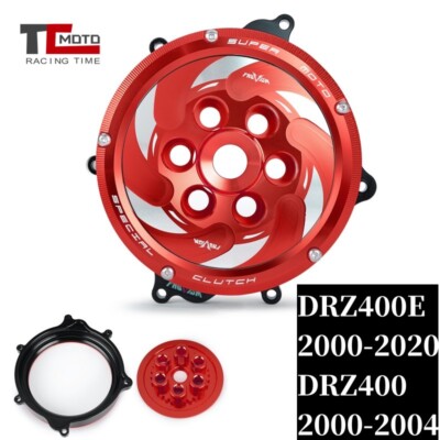 Clear Clutch Cover & Spring Retainer For Suzuki DRZ400 DRZ400E
