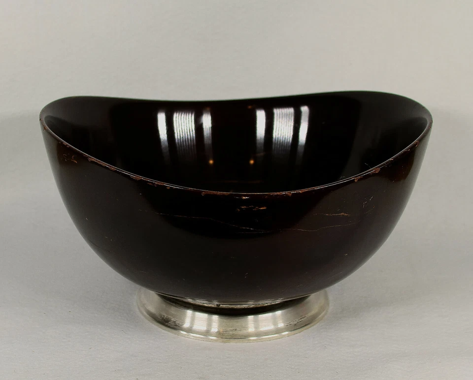 Juego de ensalada de caoba de plata de ley Georg Jensen Mid Century Mod Foto 4 de 4