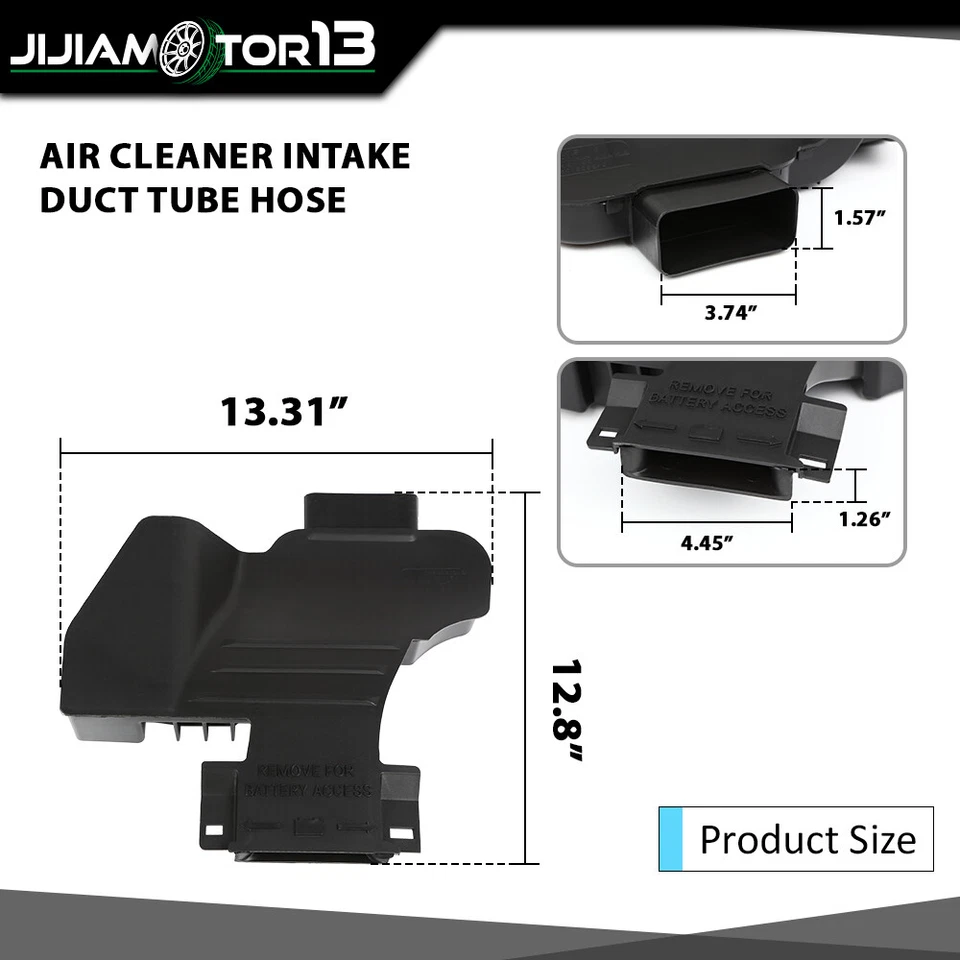 Manguera de tubo de conducto de admisión de filtro de aire 4593913AB apta para 11-17 Jeep Patriot Compass Foto 4 de 4