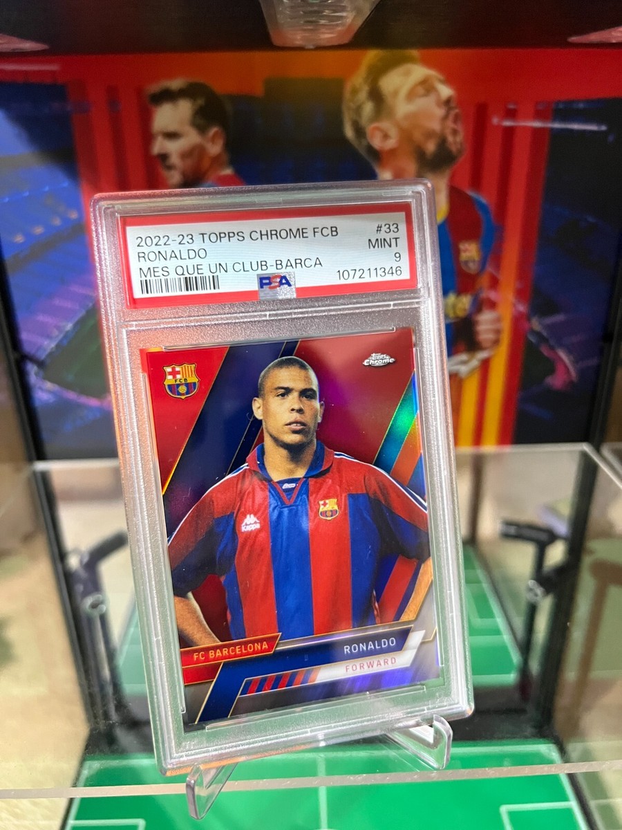 2023 TOPPS CHROME MES QUE UN CLUB-BARCA REFRACTOR #33 RONALDO R9