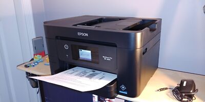 Epson - WorkForce Pro WF-3820 Wireless All-in-One Printer - Black