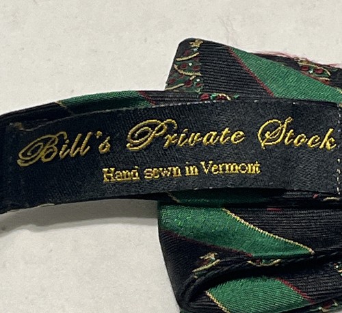 Bills Private Stock Christmas Trees & Strips Bow tie Vermont - Picture 4 of 4