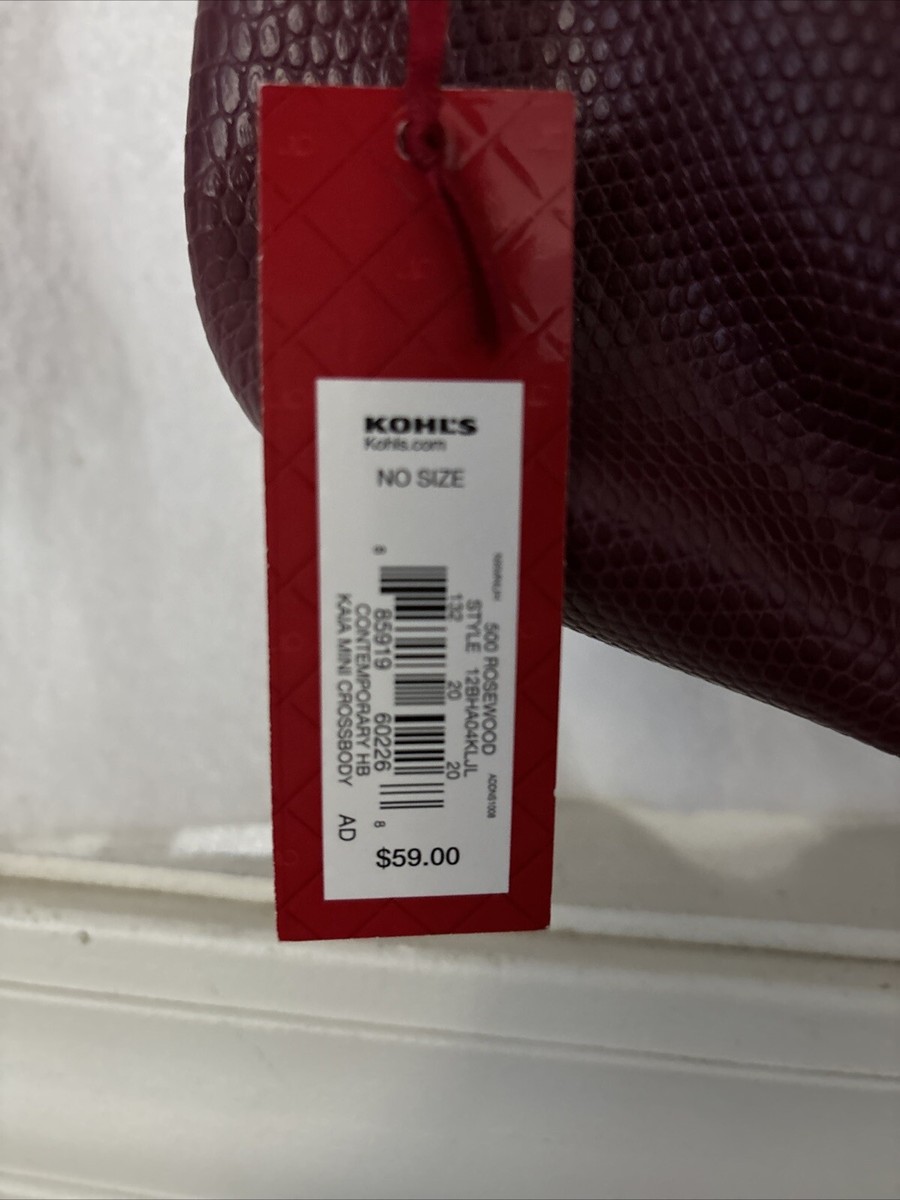 Jennifer Lopez JLO Crossbody Burgundy and Gold Hand Bag NEW