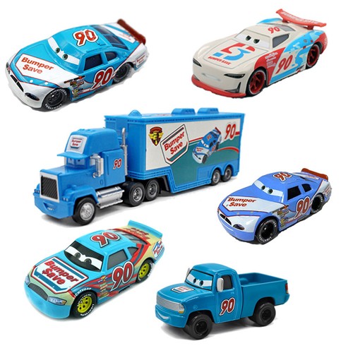 Paquete de 3 Diecast NO.90 Parachoques Ahorro Camión y Recogida y Coche Disney Pixar Coches Modelo Coche - Imagen 11 de 23