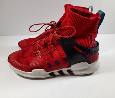 ADIDAS Men's Originals EQT Support ADV Winter Shoes Scarlet Red High  Tops