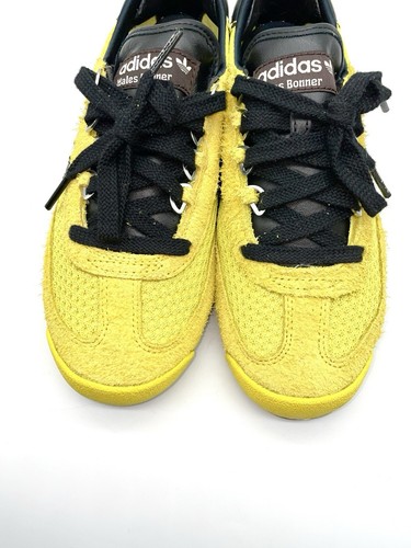 Adidas x Wales Bonner SL76 Yellow Core Black IH9906 Men’s Size 9.5 Rare samba - Picture 7 of 14