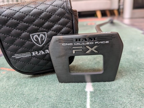 RAM FX-04 PUTTER FACCIA FRESATO CNC 35" MALLET MINI CARCERE