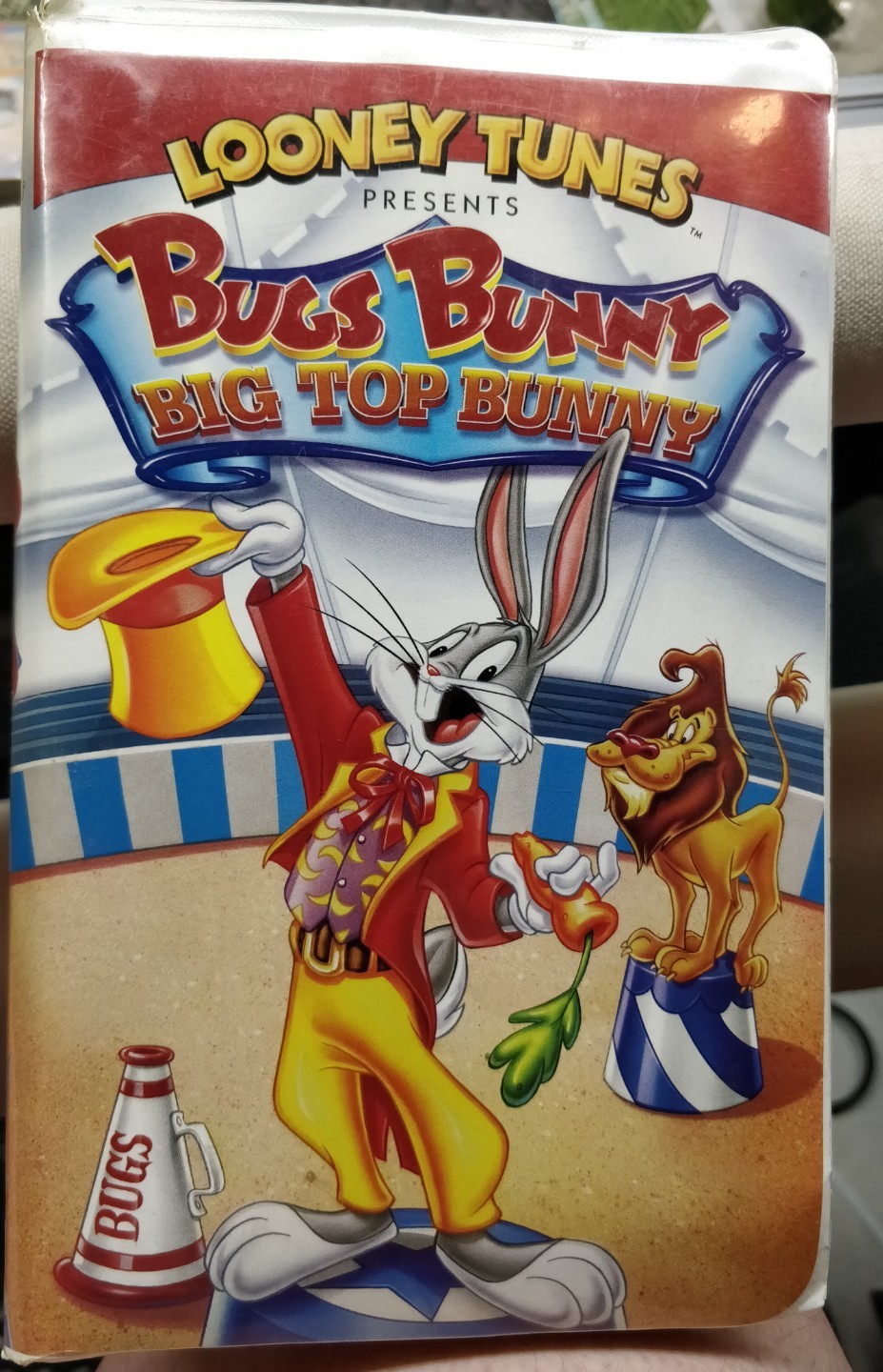 Looney Tunes Presents Bugs Bunny Big Top Bunny Screening VHS Cassette