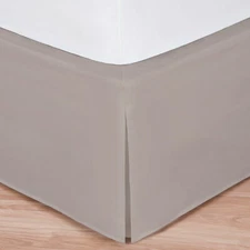 MAGIC SKIRT Tailored Wrap Around Bed Skirt Full Gray New