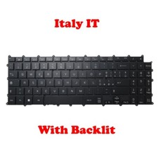 Backlit Keyboard For LG KT0120B8BK03ITA01 AEW74229981 KT0120B8BK0 Italy IT Black