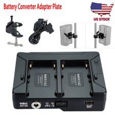 US Quick Release NP Series F970 F550 Battery To V Mount Converter Adapter Clamp