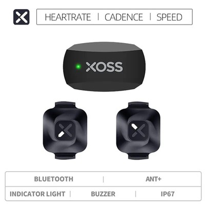 Bicycle Cadence Sensor Speedometer ANT+ Bluetooth 4.0 Heart Rate Monitor