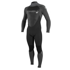 O'NEILL Men's 3/2 EPIC Back-Zip Wetsuit - GRY/BLK - Medium - NWT