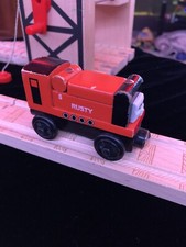 Thomas and Friends Tank Engine Wooden Railway Train Rusty 2003