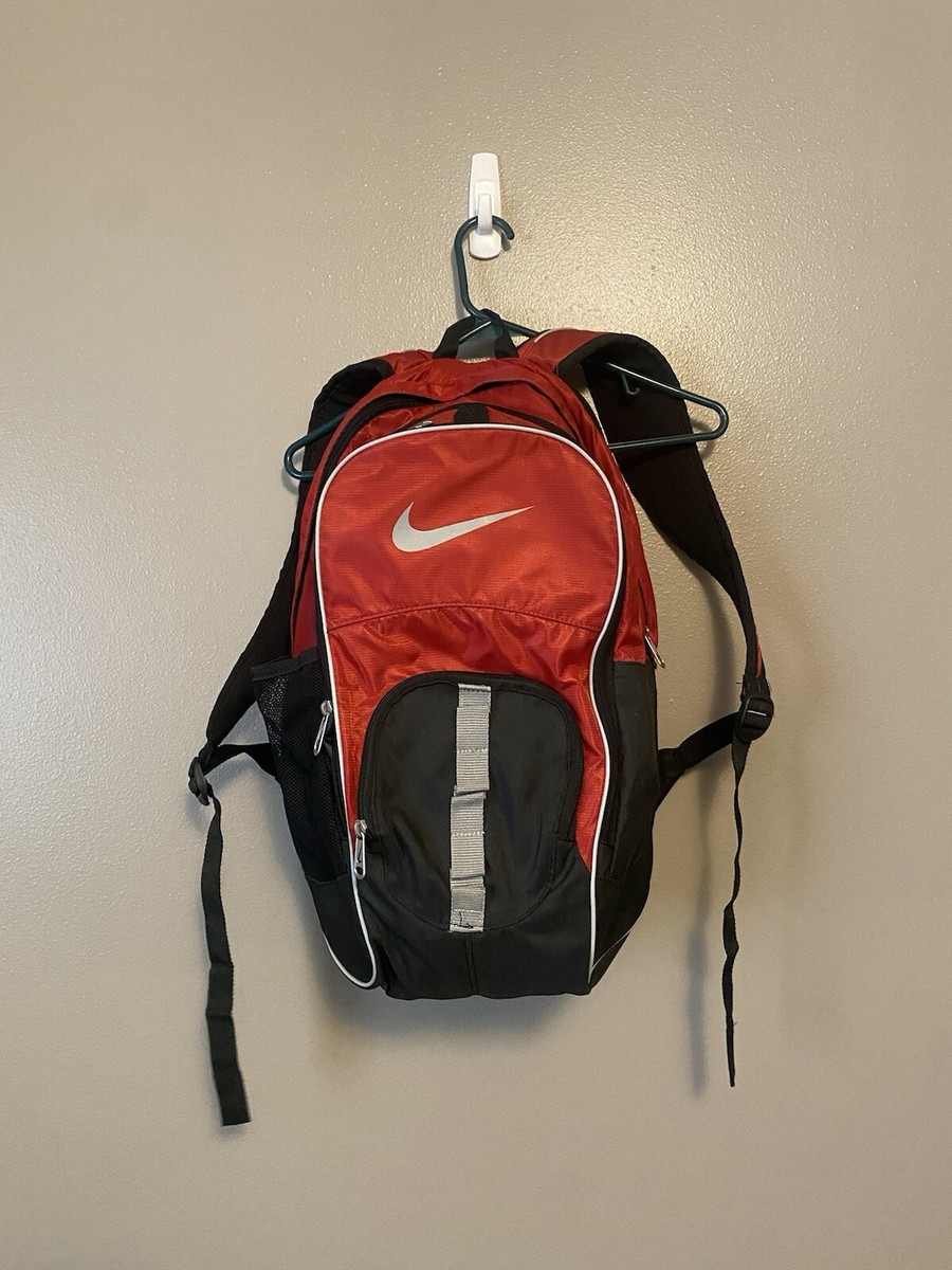 red and black nike bookbag