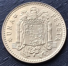 1 Peseta 1975 (80) Spain 🇪🇸 Juan Carlos I KM# 806 UNC 