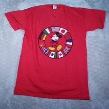 VTG Disney Wear Long Sleep Shirt Mickey Mouse Sz XL Single Stitch
