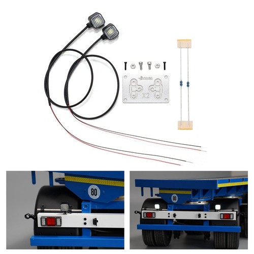 LED 2.2V-3V Plastic Spotlight for DIY 1/14 RC Truck Trailer Crawler Off-Road Car - 第 1/7 張圖片