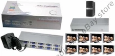 8way/Port SVGA/VGA Amplifier/Amp Duplicator/Multiplexer/Splitter PC/TV/Projector