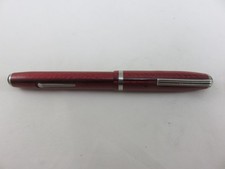 Esterbrook SJ Lever Fill Fountain Pen Dubonnet Red 1551 Nib Vintage Made In USA