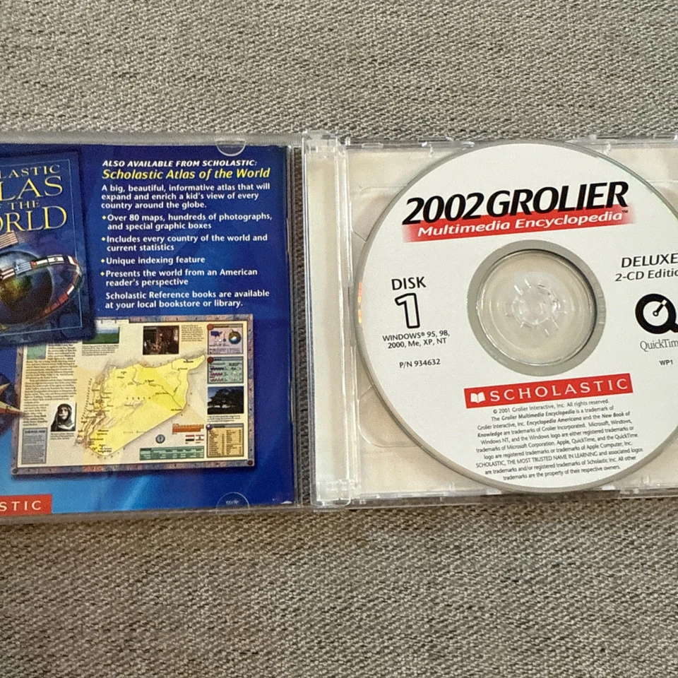 The 2002 Grolier Multimedia Encyclopedia User's Guide Scholastic - Image 3 of 4