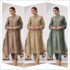 Indian Pakistani Salwar Kameez Set pants Kurti Dupatta Kurta Women Dress Suit