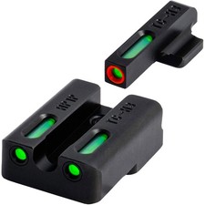 Truglo Tfx Pro Handgun Night Sight Fiber Optic Tritium Glowing Bright Visibility