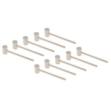 10 Mini Holzhämmer aus Leder, Krabben  und Hummerform, Handhammer für Kinder,