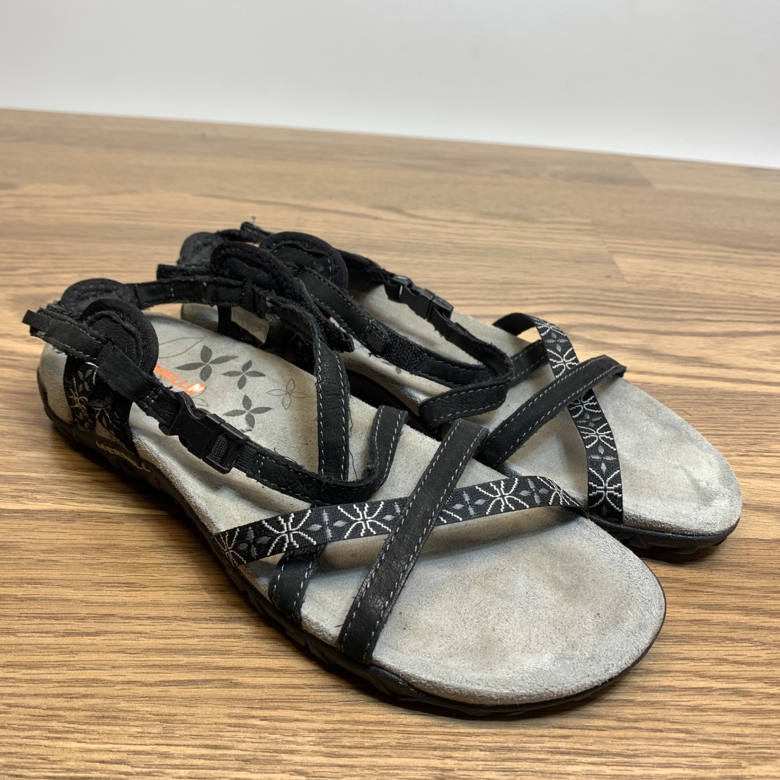 Merrell Sandali Donna Taglia 8 Terran Lattice Nero Passeggio Sport J22234