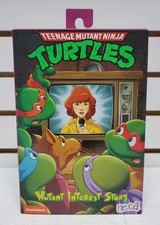 2023 NECA  TMNT  Mutant Interest Story April O   Neil Cartoon Action Figure  New