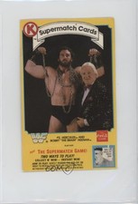 1987 WWF Supermatch Game Scratched Bobby Heenan Hercules and The Brain #2 1u6