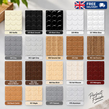 Self Adhesive Screw Cover Caps 14mm Furniture Stickers Decorative Multi Colours