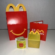 2025 Happy Meal Lil McDonald  s Mini Toy GOLD Happy Meal Toy with Stickers CHASE