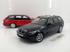 Dealer OEM 1:18 scale BMW 5er 5 Series 545i Touring(E61) Orient Blue - by Kyosho