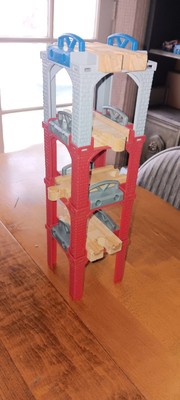Thomas & Friends Wooden Railway Train STACKING RISERS Tracks Bridge Lot ...