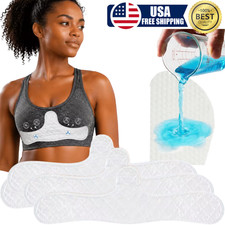 30 Disposable Cotton Bra Liners to Absorb Sweat under Breasts Soft Comfort US