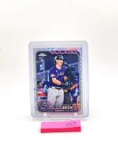 2024 Topps Chrome Update Jordan Beck Rookie Debut  X-Fractor #USC133 Rockies 