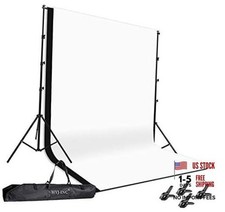Photo Background Support System with 8.5 x 10ft Backdrop Stand Kit, 100