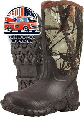 Botas de goma premium impermeables y aislantes para el barro, para hombre NEW US