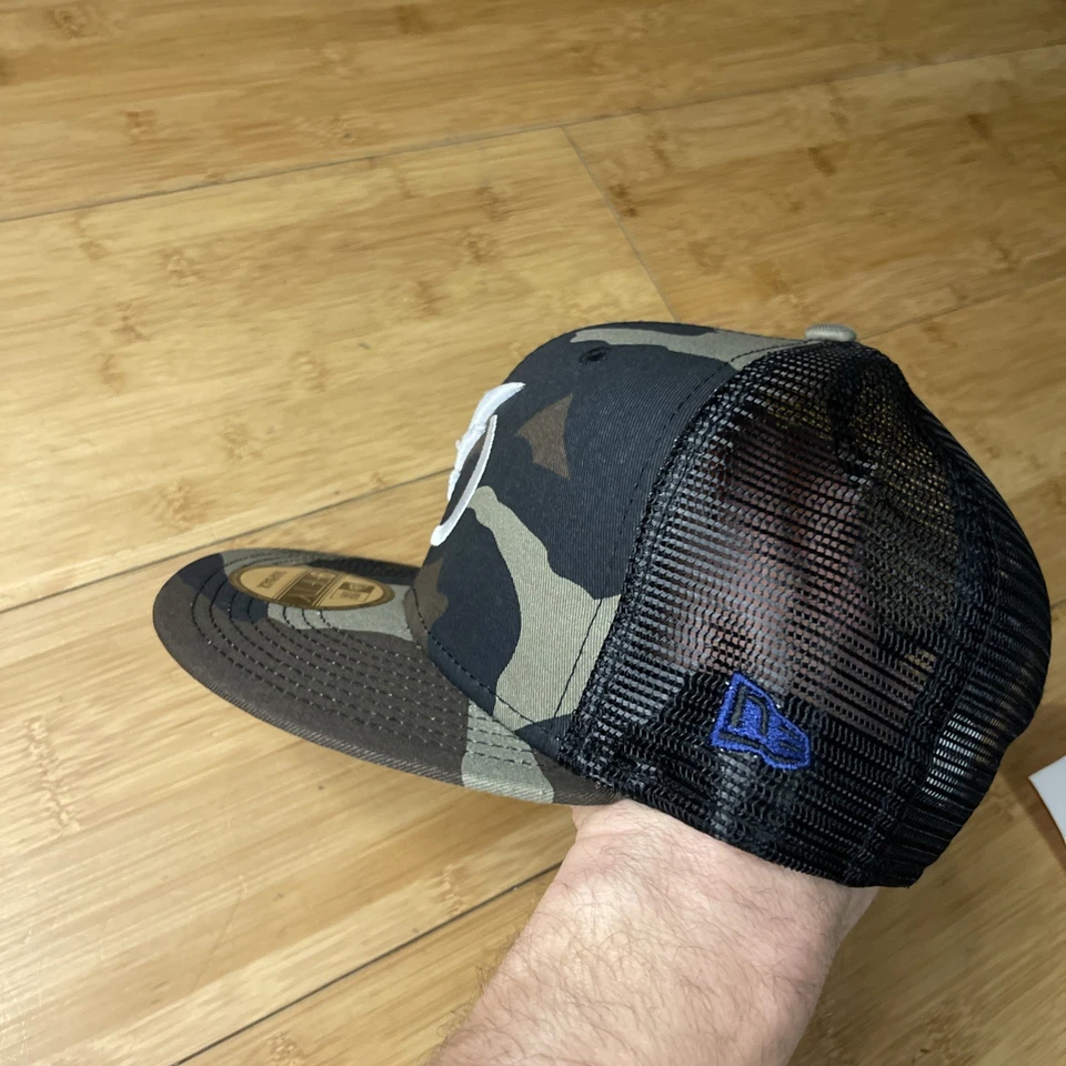 New Era 9FIFTY Tampa Bay Lightning Woodland Camuflaje Camionero Malla Snapback Sombrero NHL Foto 2 de 4