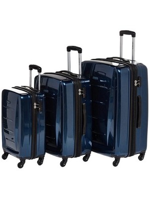 Brand New Samsonite Winfield 2 Hardside Luggages 3 PC Set 20  24  28  Deep Blue
