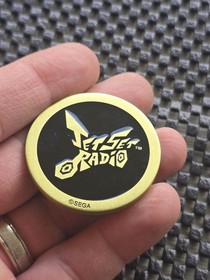 Jet Set Radio Sega Shop UK Coin Medal Exclusive Rare Promo GENESIS SATURN CD 32