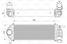 Ladeluftkühler VALEO 818584 für KW0 RENAULT BOP BE KANGOO FW0 2 dCi KW0C KW2C