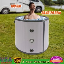 100 Gallons Inflatable Bathtub Portable Bathtub Ice Bath Tub Cold Bathtub USA